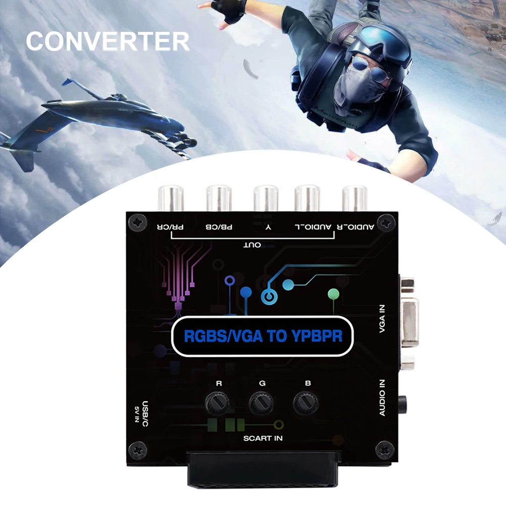 Board Game Steam - RGBS VGA SCART TO YPBPR Converter