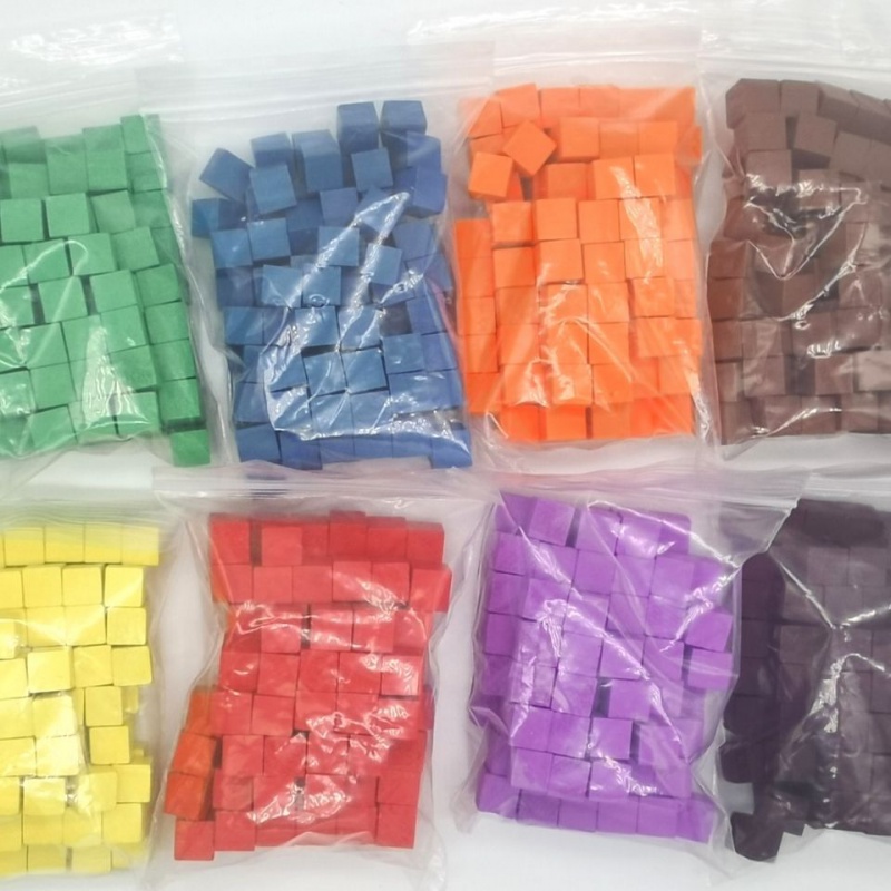 100Pcs/lots 10mm Wood Cubes Co - Dice Tower Wooden recension och pris