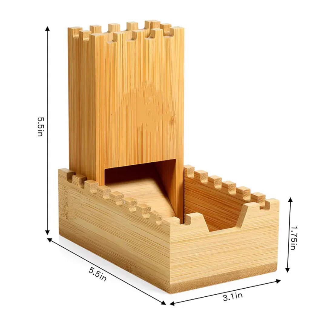 Wooden Dice Tower Folding Stor - Dice Tower Wooden recension och pris
