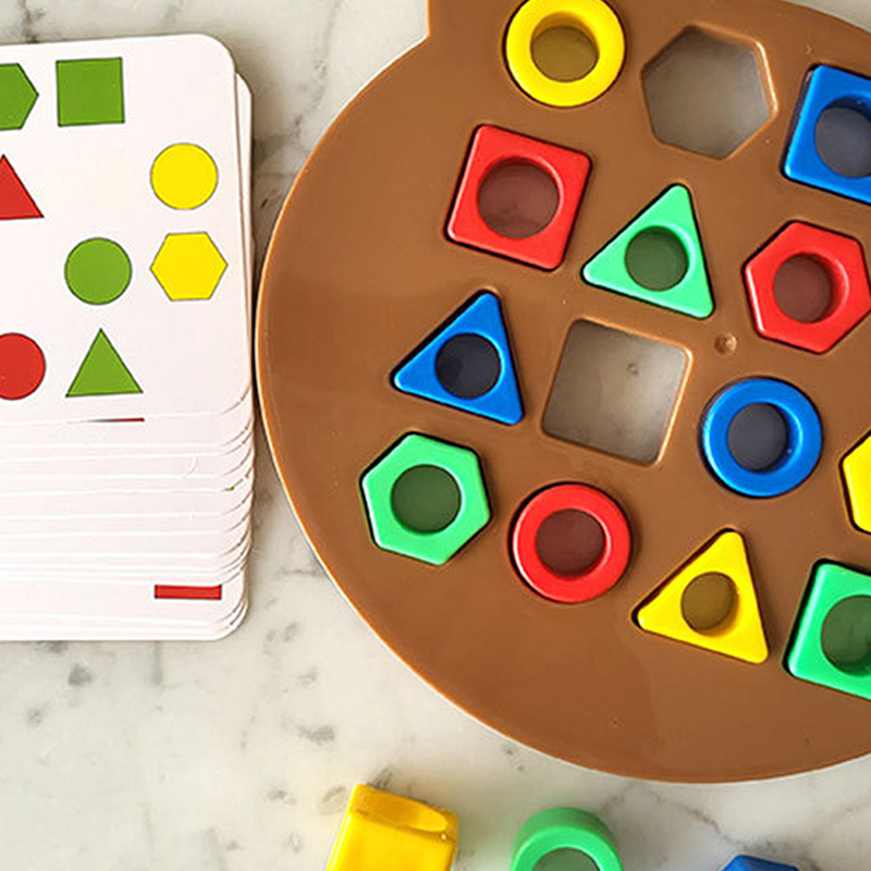 Children Puzzles Geometric Sha - Board Game Quick recension och pris