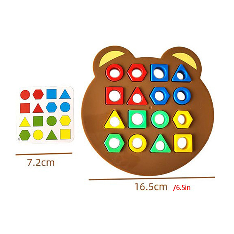 Children Puzzles Geometric Sha - Board Game Quick recension och pris