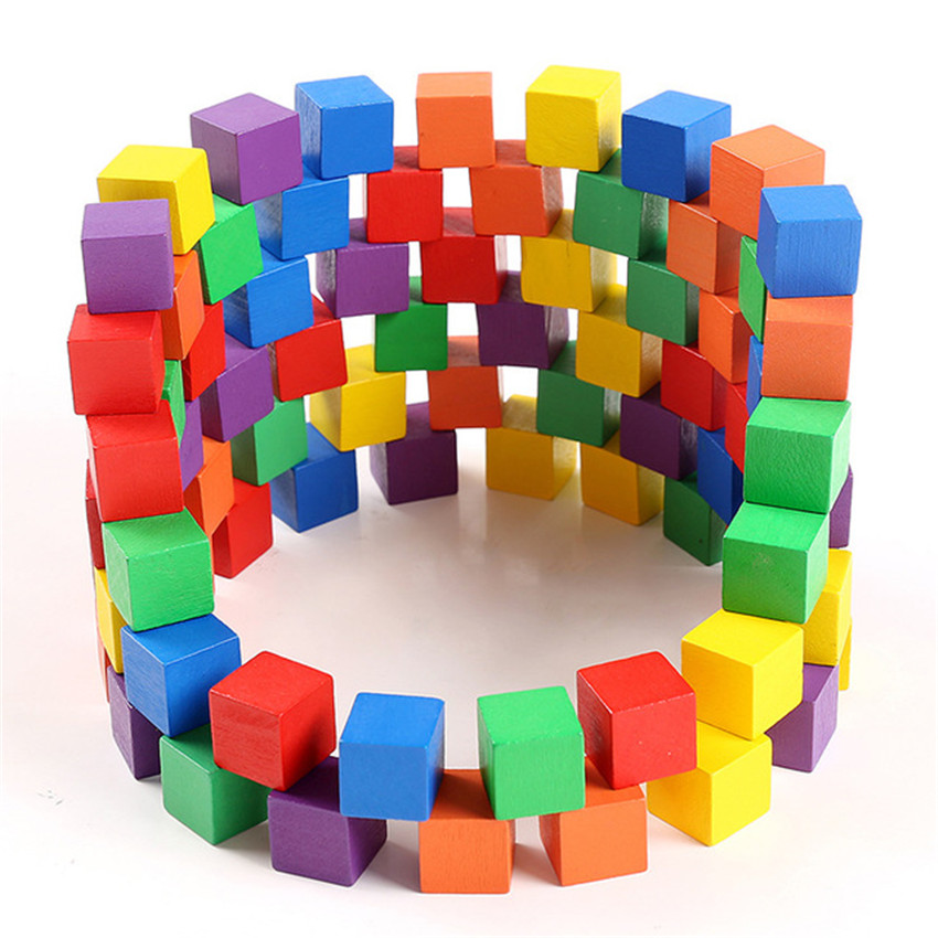 30Pcs/lot 2X2CM Wooden Colorfu - Dice Tower Wooden recension och pris
