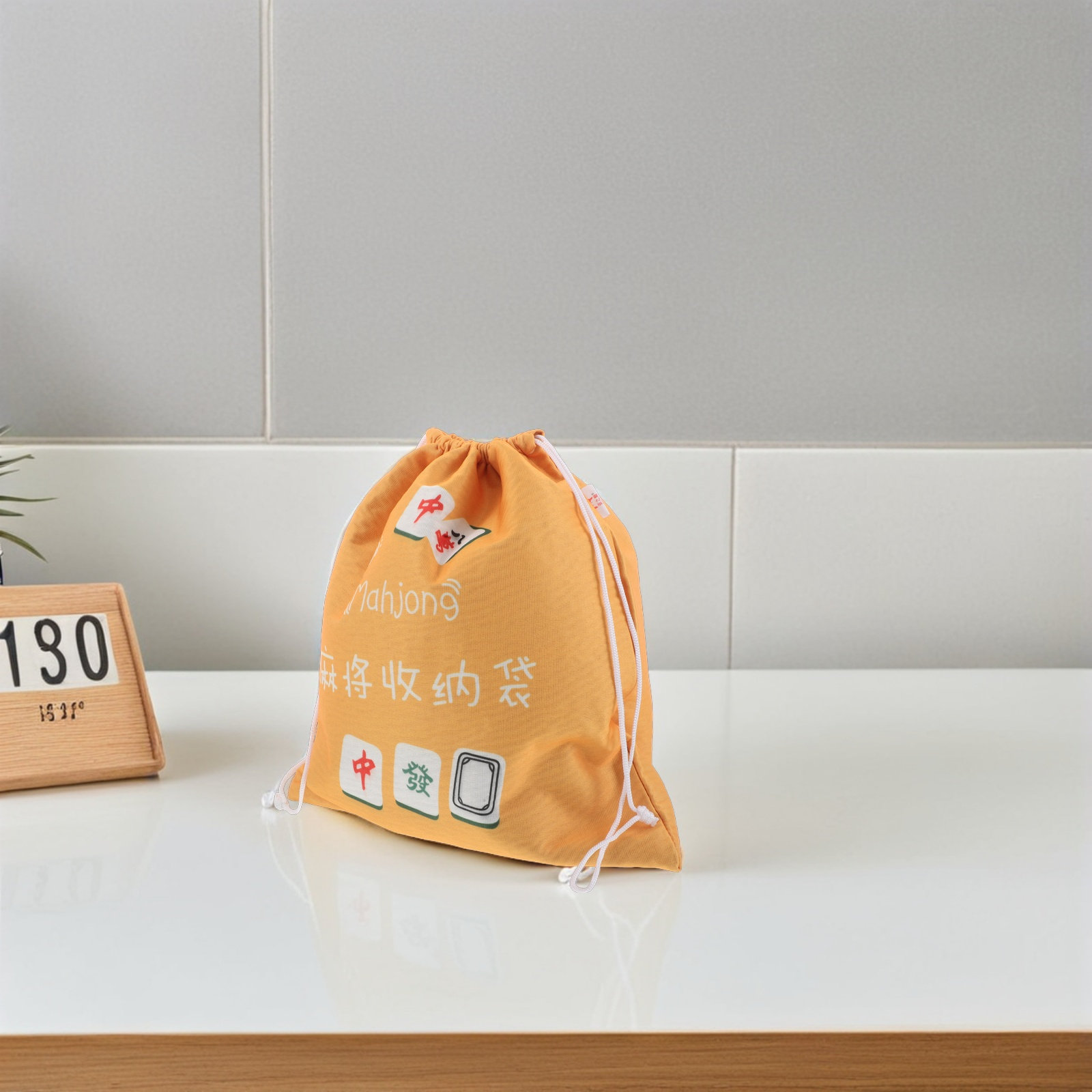 Ahjong Bag Drawstring Mahjong  - Tile Bag Drawstring recension och pris