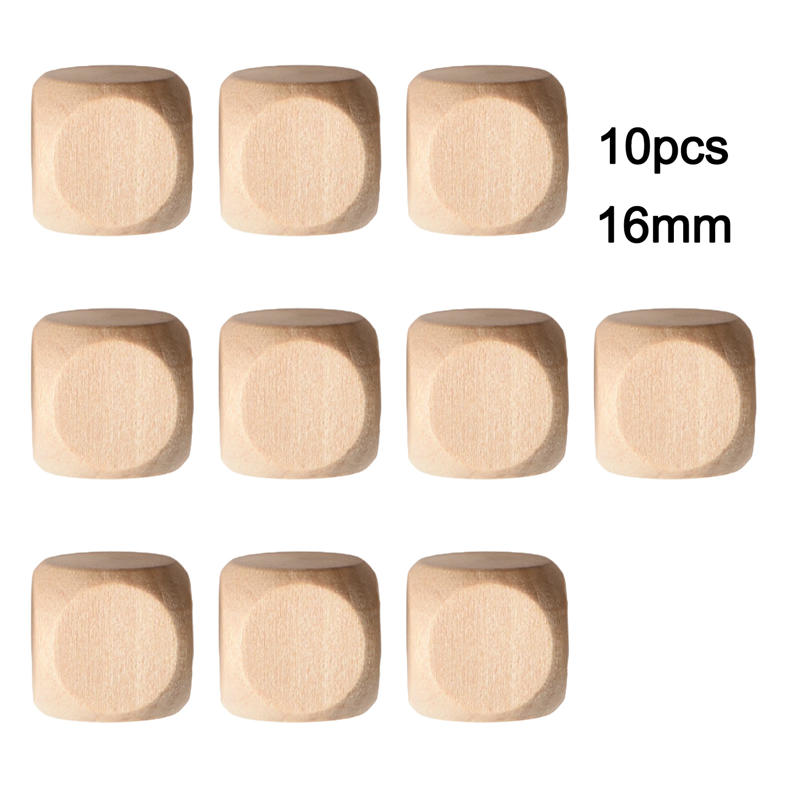 10pcs Blank Wooden Dice Natura - Dice Tower Wooden recension och pris