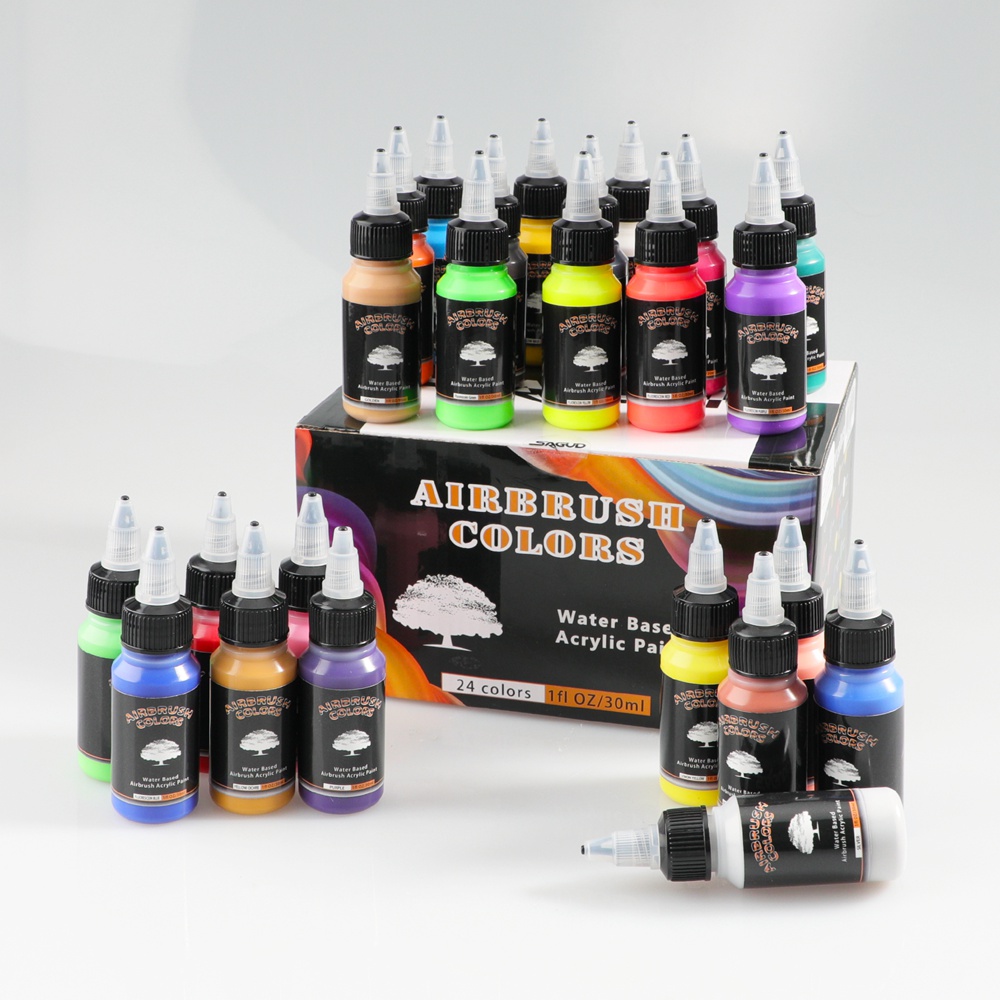 SAGUD 24 Colors Airbrush Paint - Miniature Painting Set recension och pris