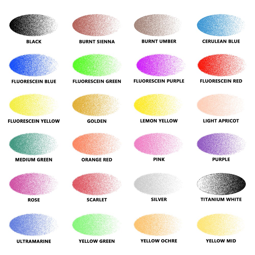 SAGUD 24 Colors Airbrush Paint - Miniature Painting Set recension och pris