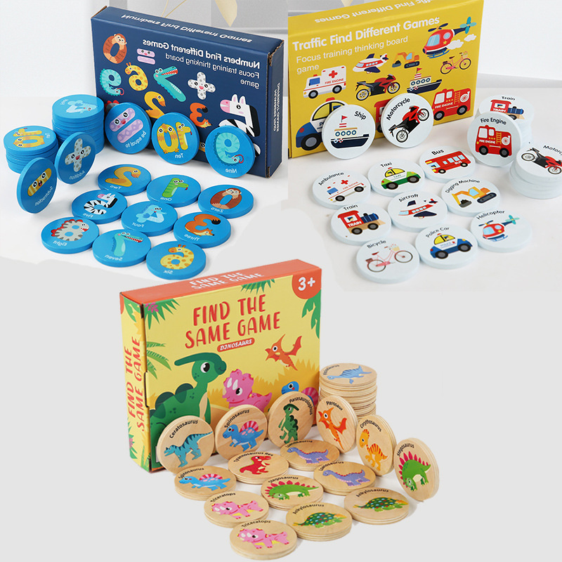 Kids Educational Wooden Memory - Board Game Life recension och pris