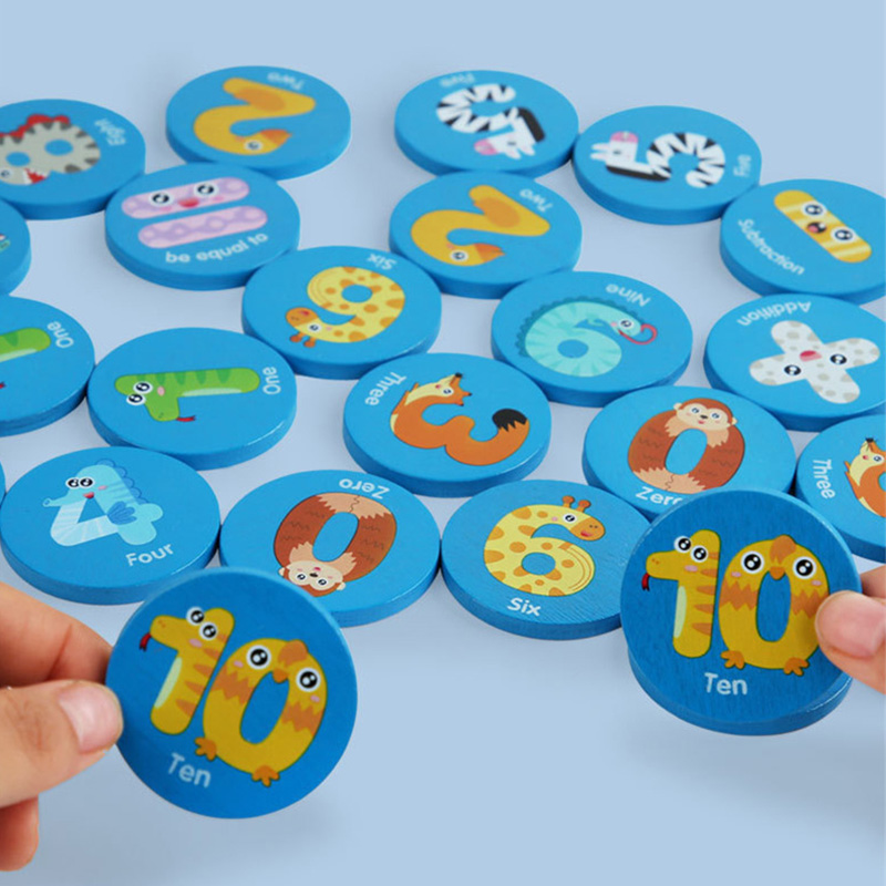 Kids Educational Wooden Memory - Board Game Life recension och pris