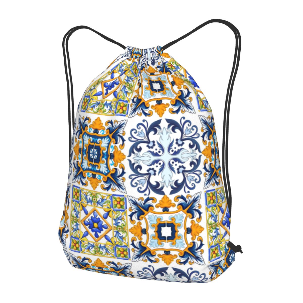 Copy Of Sicilian Tiles,mediter - Tile Bag Drawstring recension och pris