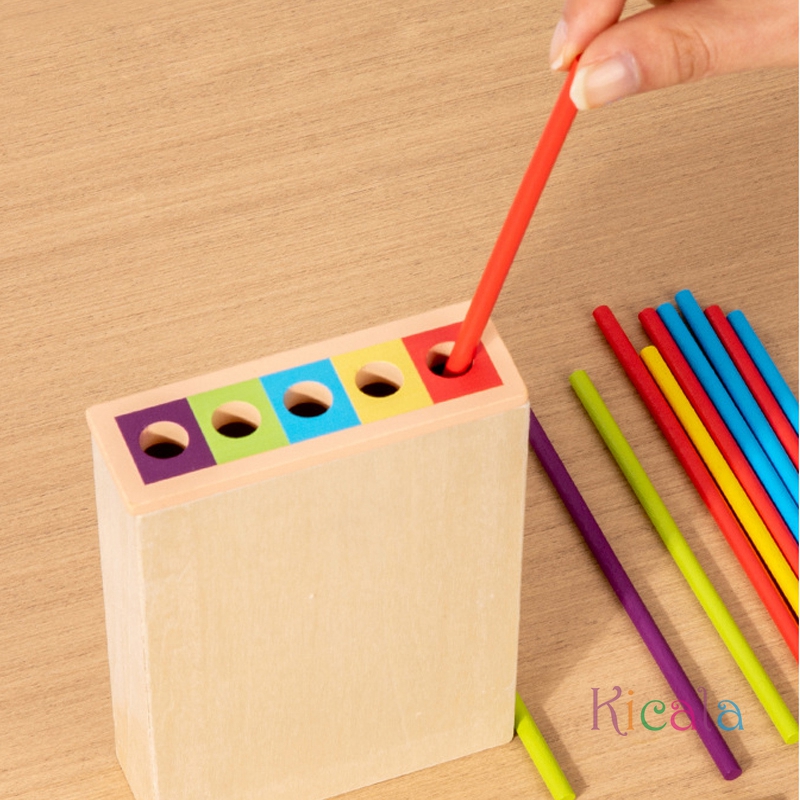 Montessori Game Wooden Stick T - Dice Tower Wooden recension och pris
