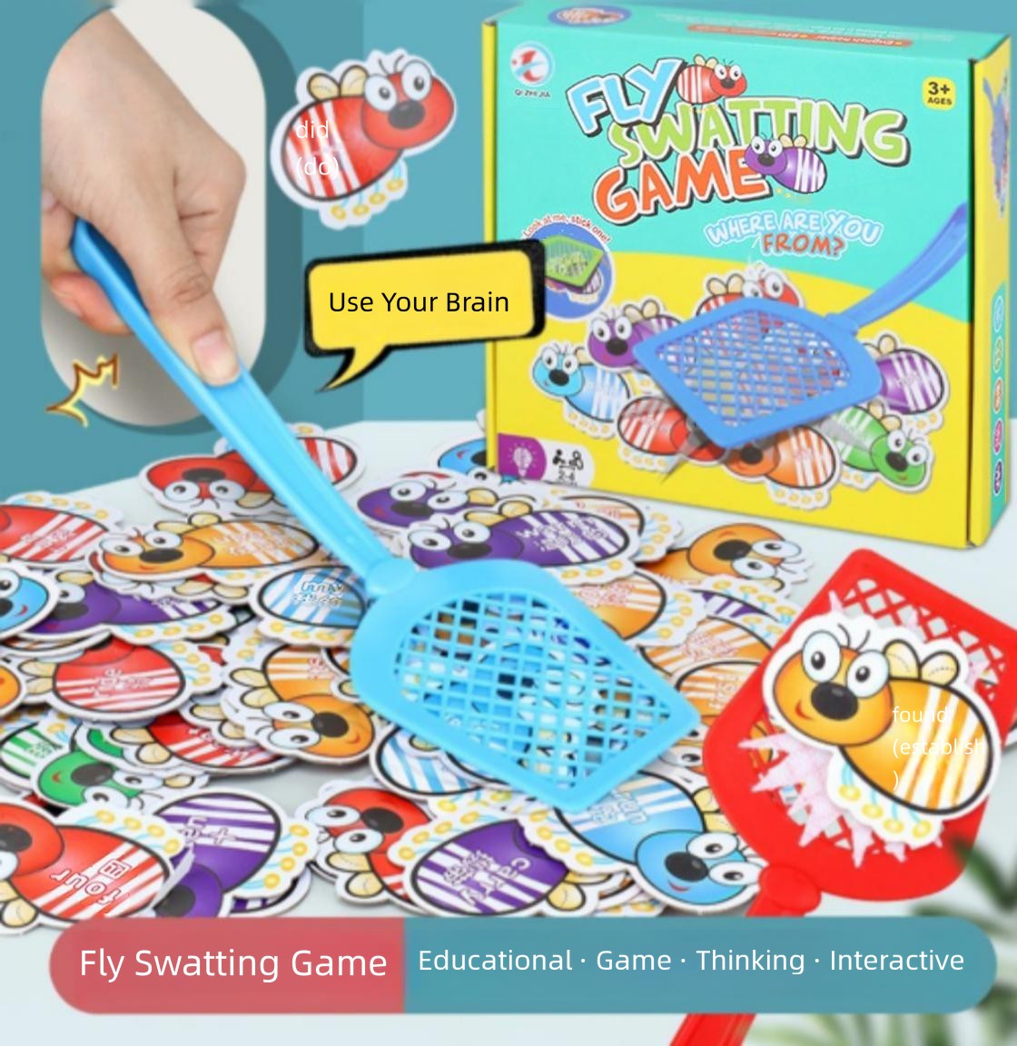 Fly Swatter Game for Kids Educ - Board Game Quick recension och pris