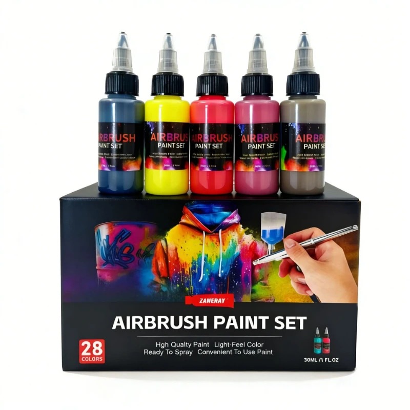12/28 Color Water Based Airbru - Miniature Painting Set recension och pris