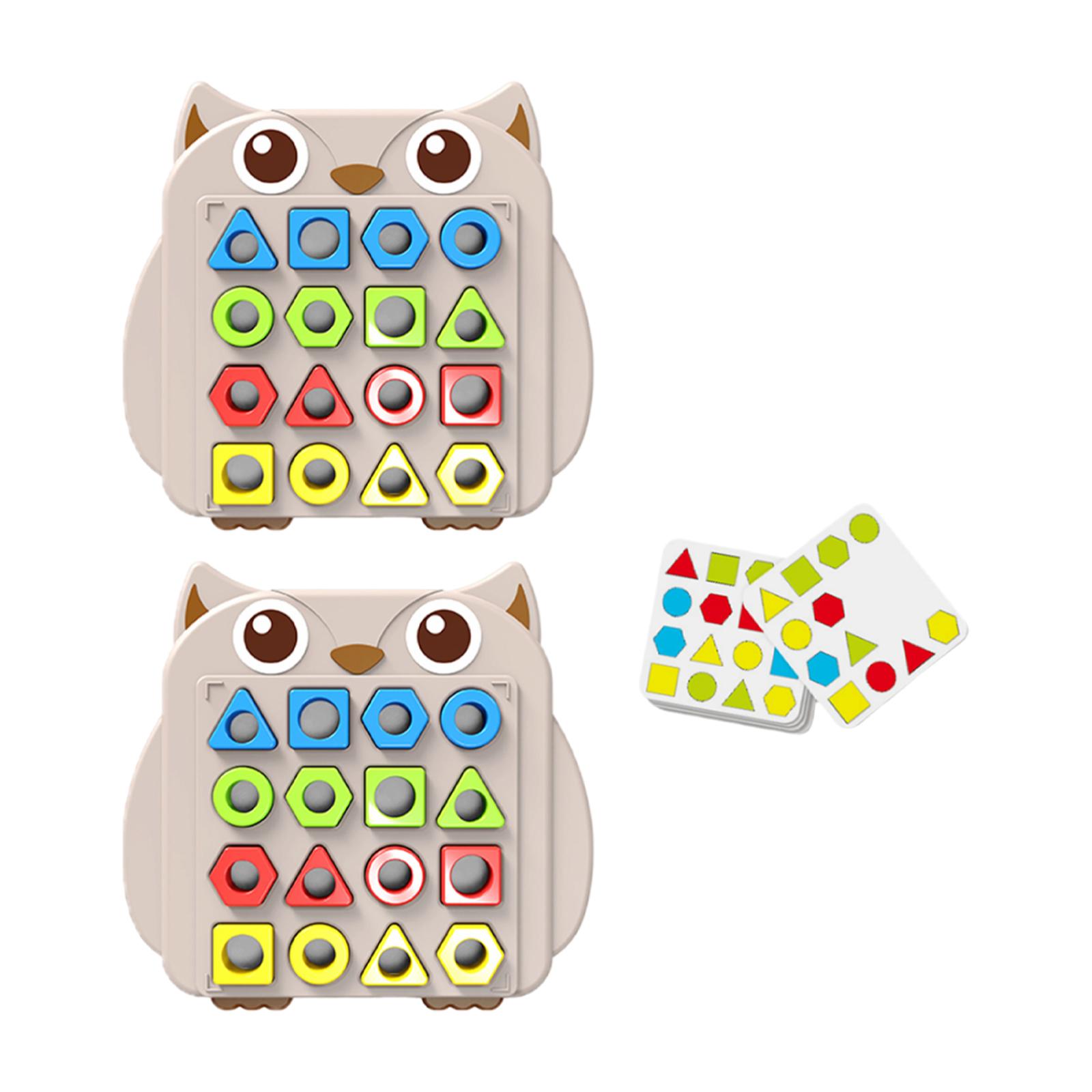 Shape Color Puzzle Matching Ga - Board Game Quick recension och pris