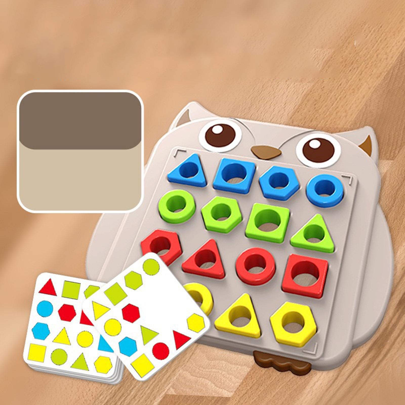 Shape Color Puzzle Matching Ga - Board Game Quick recension och pris