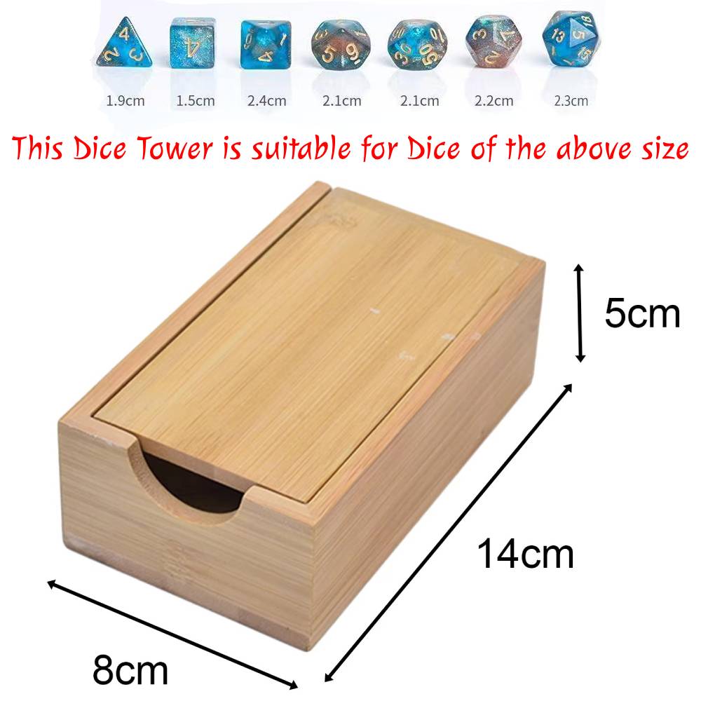 Foldable Dice Tower Dice Stora - Dice Tower Wooden recension och pris