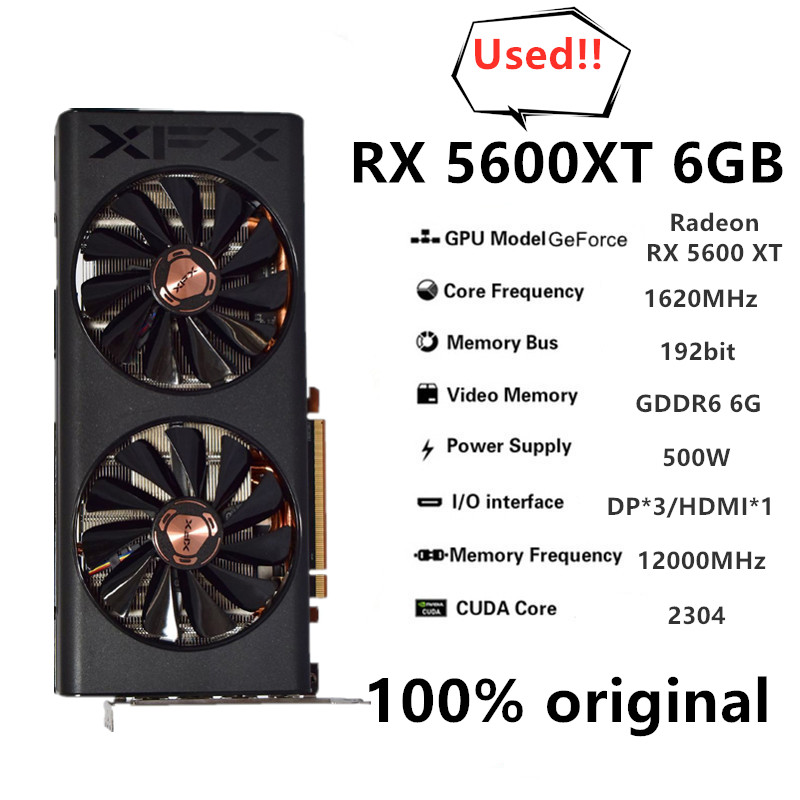 XFX Original RX 5600XT 6G Game - Board Game Vr recension och pris