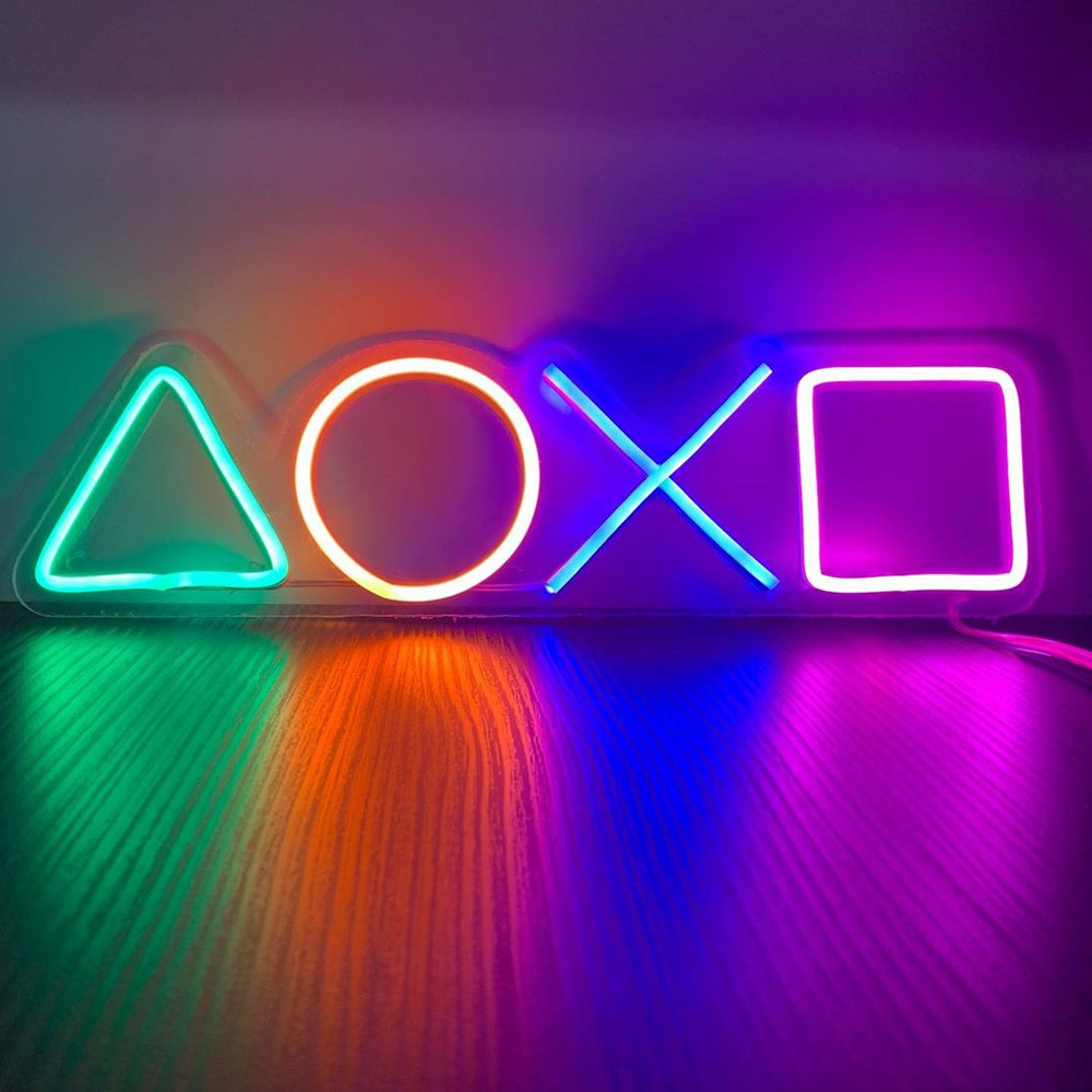 LED Neon Sign Lights Creative  - Board Game Store recension och pris