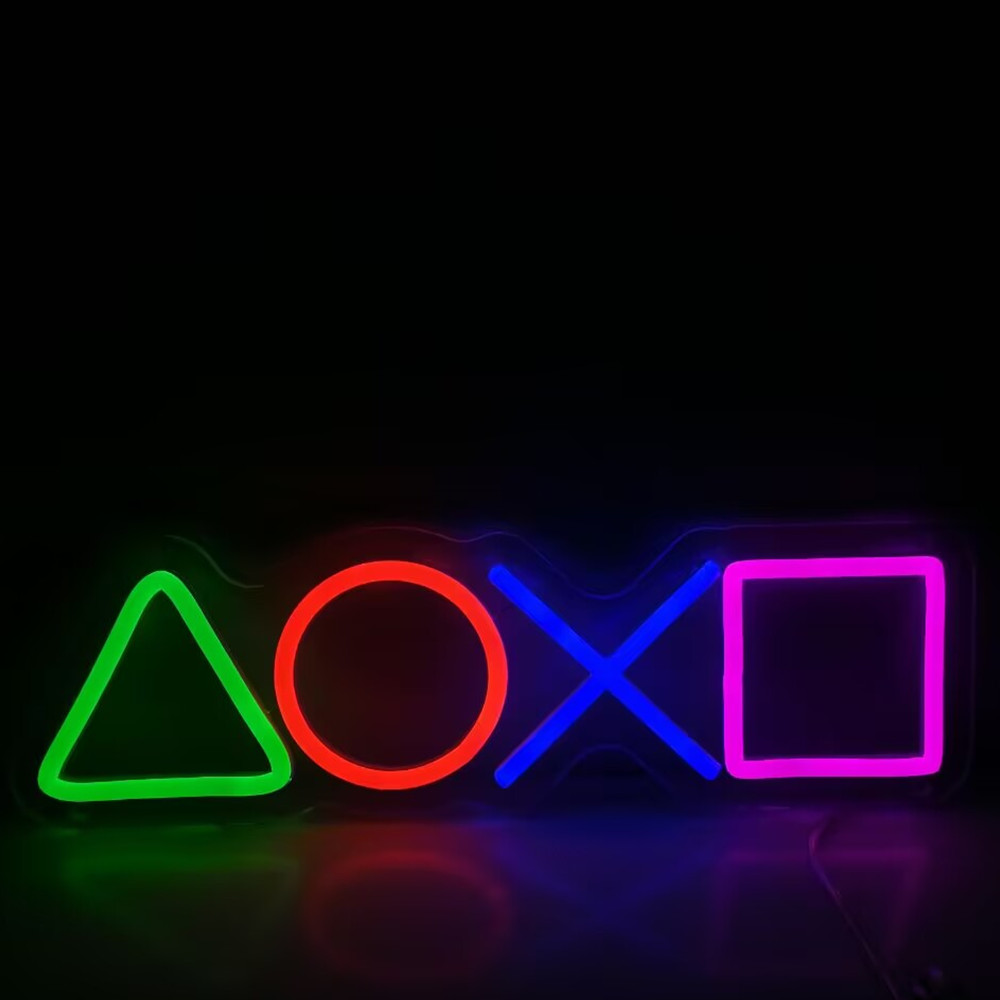 LED Neon Sign Lights Creative  - Board Game Store recension och pris