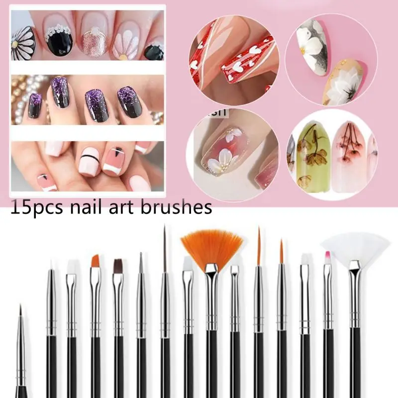 15pcs Fine Detail Paint Brush  - Miniature Painting Set recension och pris
