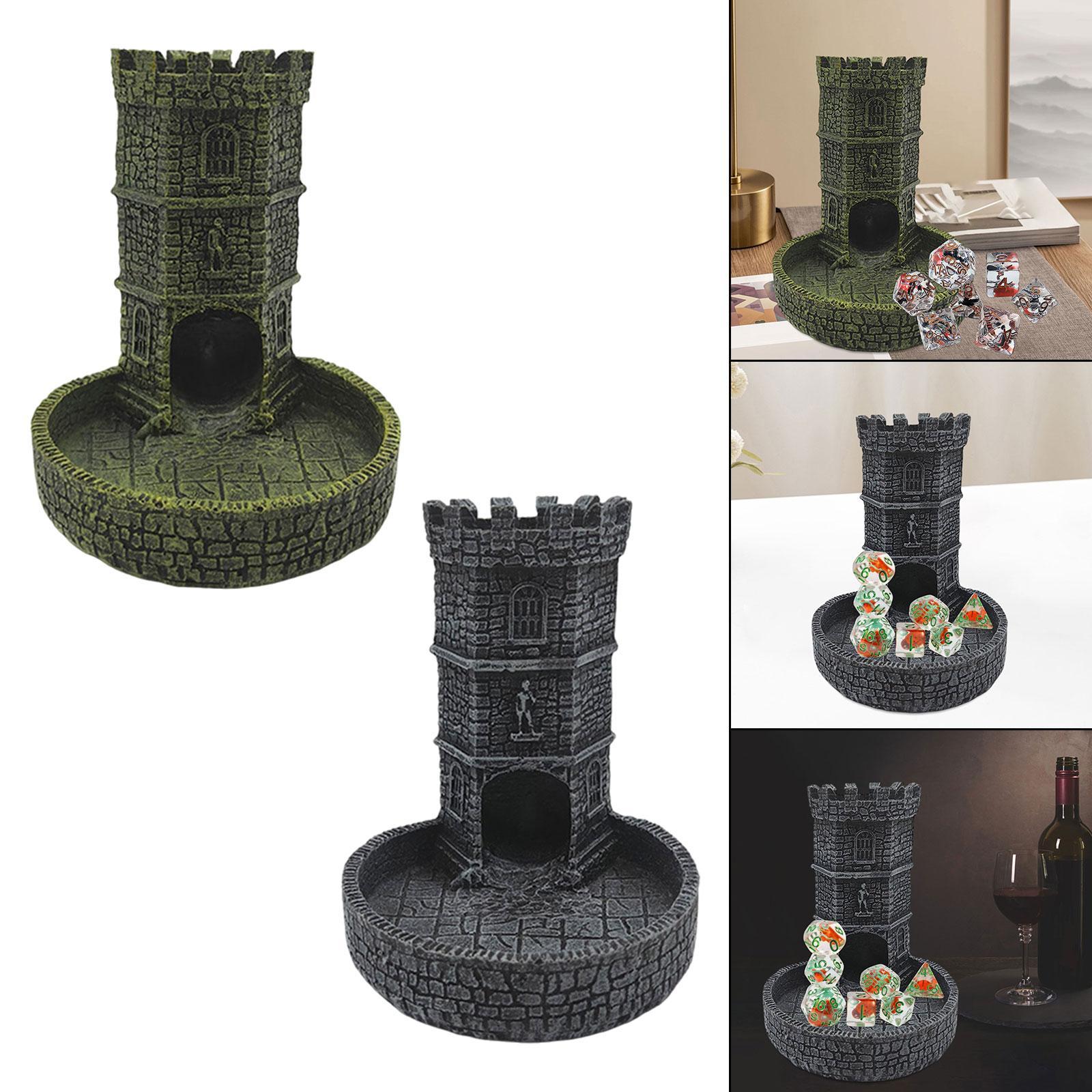 Castle Dice Tower Tabletop Rol - Dice Tower Wooden recension och pris