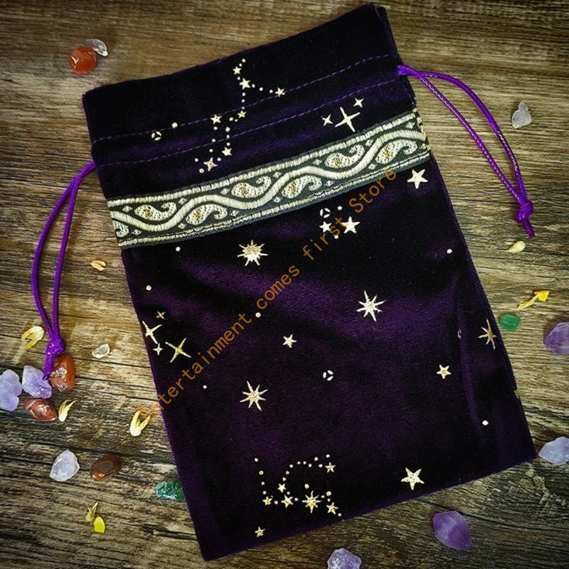 Flannel Tarot Bag Dices Drawst - Board Game Store recension och pris