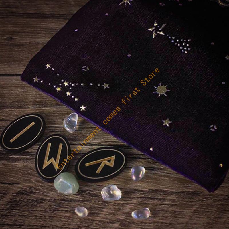 Flannel Tarot Bag Dices Drawst - Board Game Store recension och pris