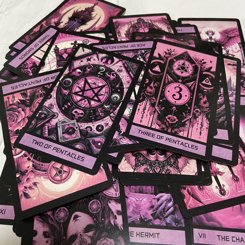 Pink Gothic Tarot Deck 78 Card - Board Game Life recension och pris