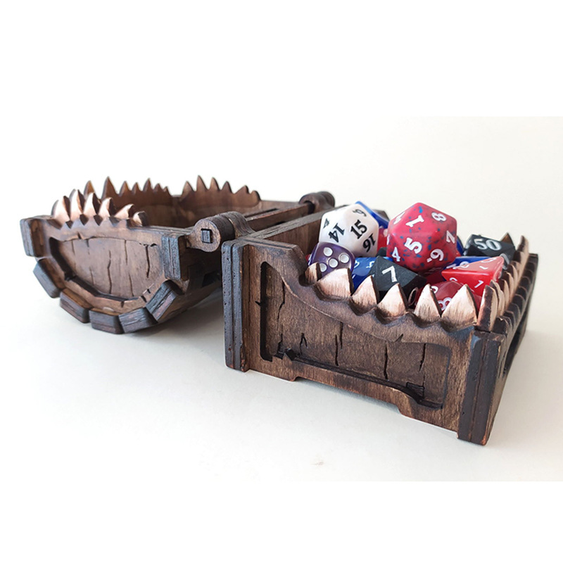 Mimic Chest for Dungeons and D - Dice Tower Wooden recension och pris