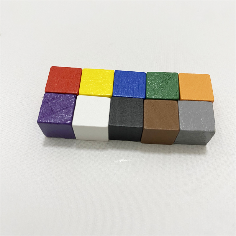 50Pcs/lots 10mm Colorful Wood  - Dice Tower Wooden recension och pris