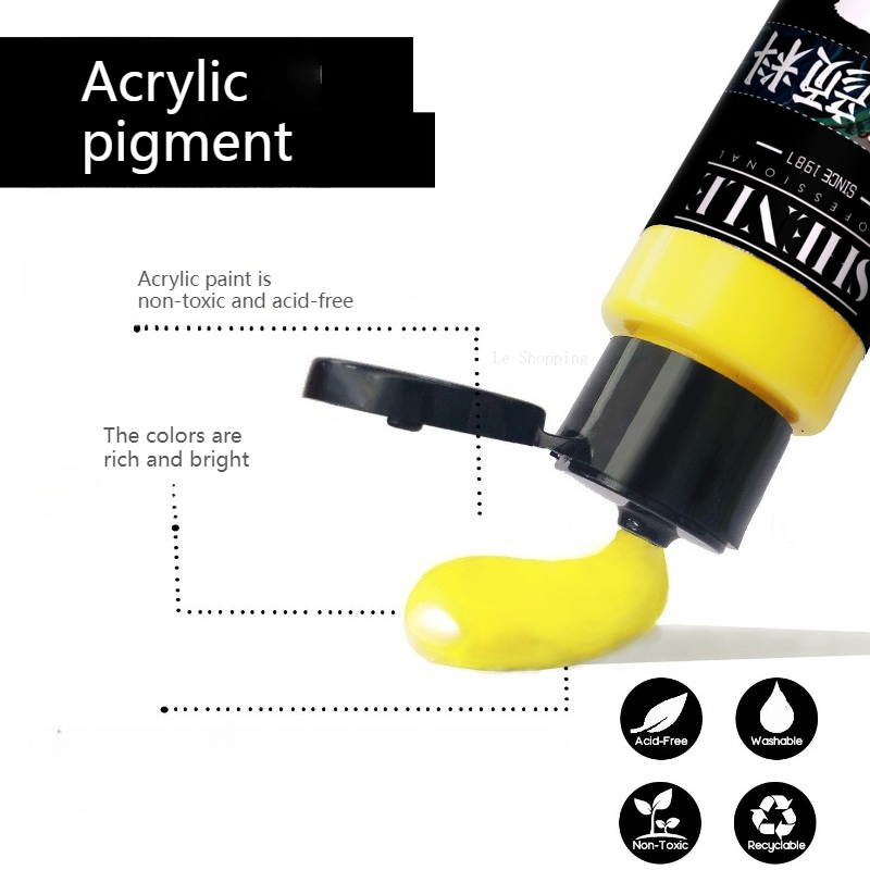 60ml Acrylic Paint Matte 24 Co - Miniature Painting Set recension och pris