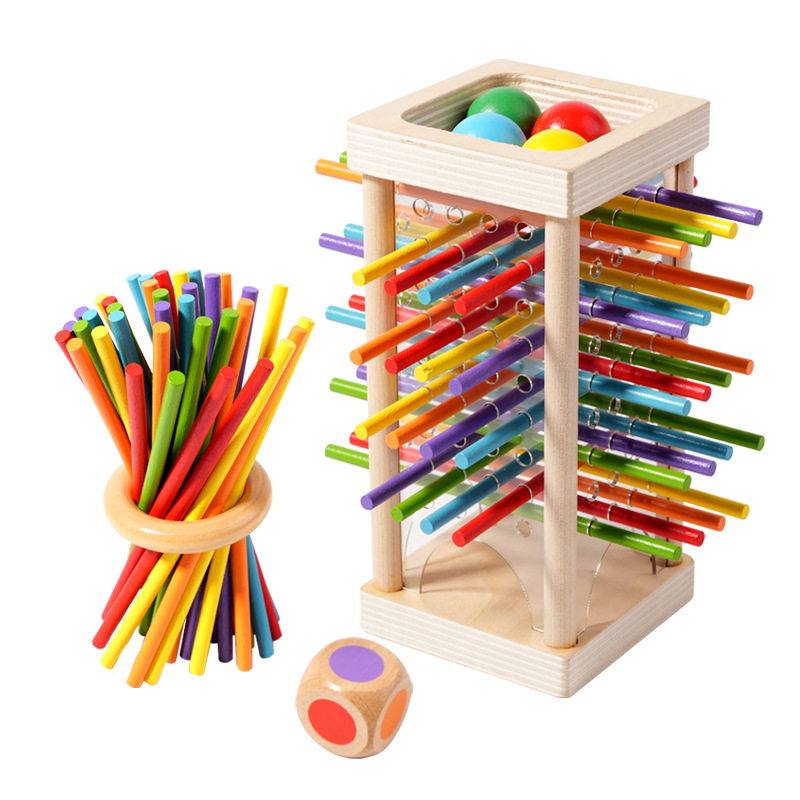 Educational Toy - Desktop Dice - Dice Tower Wooden recension och pris