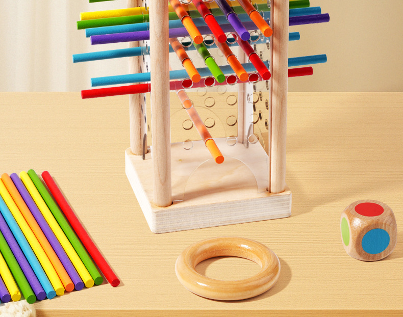 Educational Toy - Desktop Dice - Dice Tower Wooden recension och pris