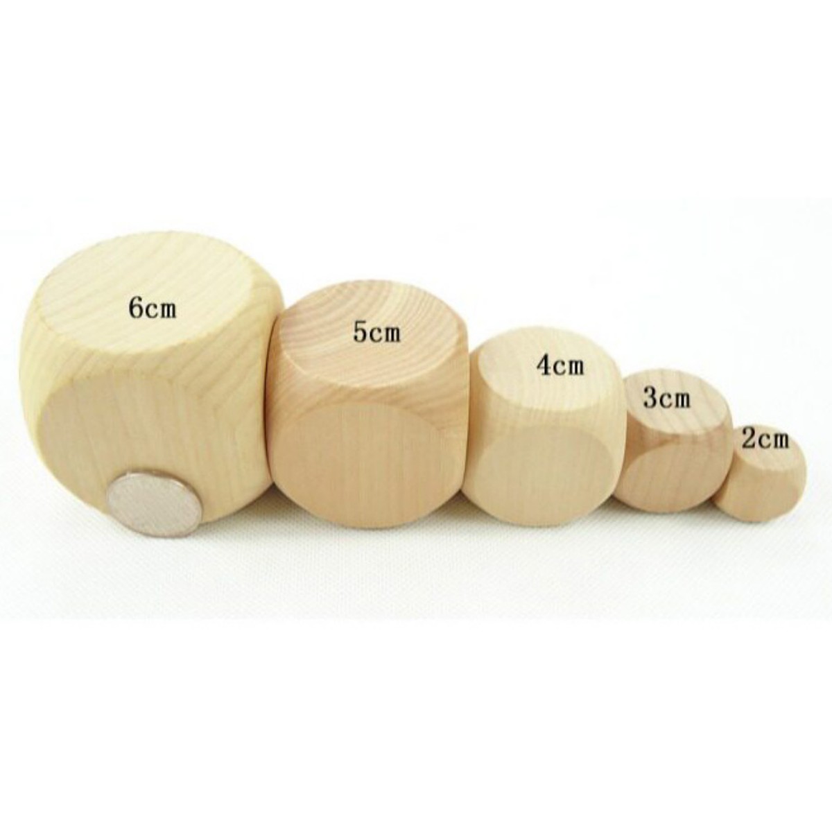 Solid Wooden Dice Blank Unprin - Dice Tower Wooden recension och pris