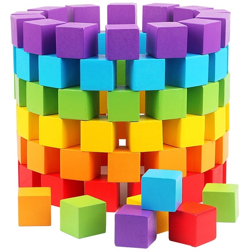 30Pcs/lot 2X2CM Wooden Colorfu - Dice Tower Wooden recension och pris