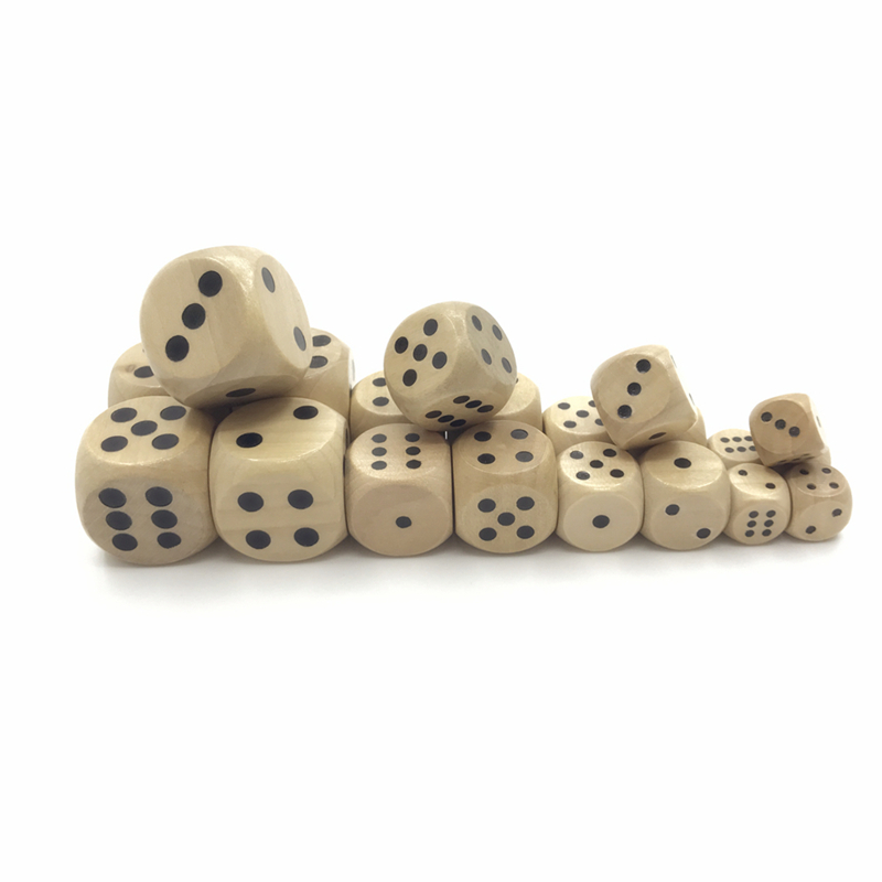 10 pcs pack games 12/16/20/25m - Dice Tower Wooden recension och pris