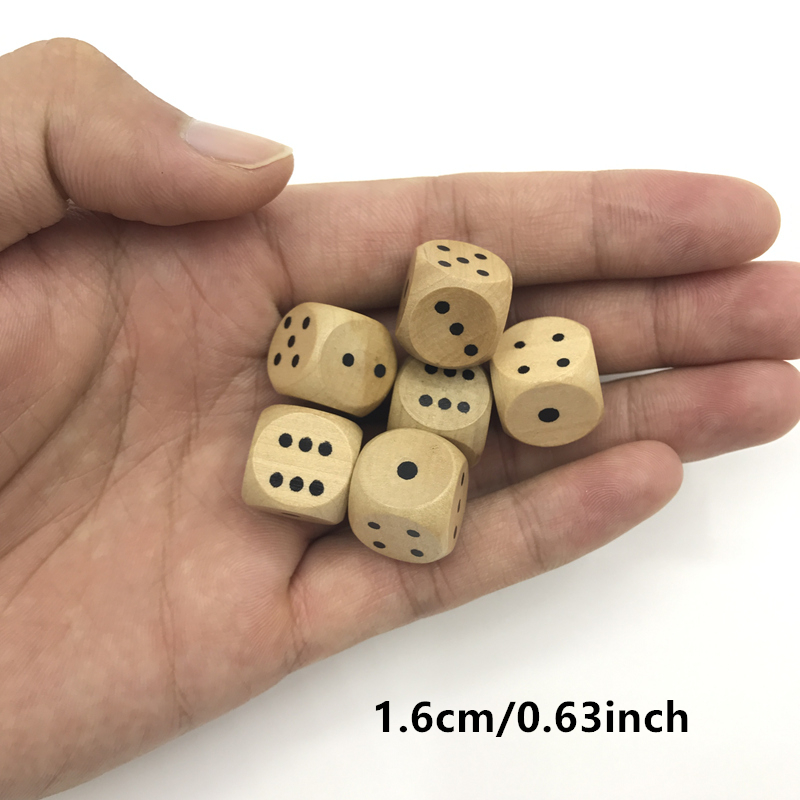 10 pcs pack games 12/16/20/25m - Dice Tower Wooden recension och pris