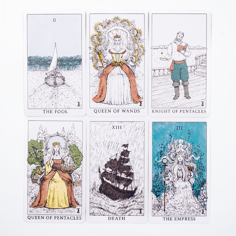 Ocean Themed Tempest Tarot  De - Board Game Life recension och pris