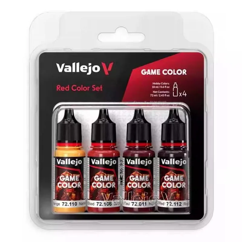 18m/ Bottle 4-color/set of Env - Miniature Painting Set recension och pris